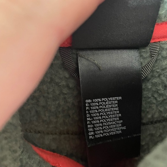 Womens North Face Green Pink Zip Up Jacket - Picture 4 of 4